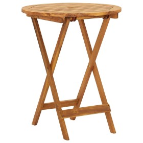 vidaXL 3-tlg. Bistro-Set Klappbar Massivholz Akazie