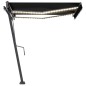 Gelenkarmmarkise mit LED 300x250 cm Anthrazit Gelenkarmmarkise mit LED 300x250 cm Anthrazit
