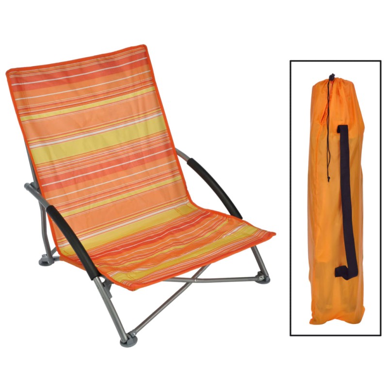 HI Strandstuhl Klappbar Orange 65 × 55 × 25/65 cm HI Strandstuhl Klappbar Orange 65 × 55 × 25/65 cm