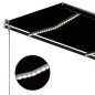 Gelenkarmmarkise mit LED 300x250 cm Anthrazit Gelenkarmmarkise mit LED 300x250 cm Anthrazit