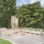 vidaXL 11-tlg. Garten-Lounge-Set Massivholz Kiefer vidaXL 11-tlg. Garten-Lounge-Set Massivholz Kiefer