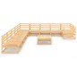vidaXL 11-tlg. Garten-Lounge-Set Massivholz Kiefer vidaXL 11-tlg. Garten-Lounge-Set Massivholz Kiefer