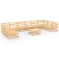 vidaXL 11-tlg. Garten-Lounge-Set Massivholz Kiefer vidaXL 11-tlg. Garten-Lounge-Set Massivholz Kiefer