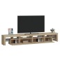 vidaXL TV-Schrank mit LED-Leuchten Sonoma-Eiche 260x36,5x40 cm vidaXL TV-Schrank mit LED-Leuchten Sonoma-Eiche 260x36,5x40 cm
