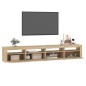 vidaXL TV-Schrank mit LED-Leuchten Sonoma-Eiche 240x35x40 cm vidaXL TV-Schrank mit LED-Leuchten Sonoma-Eiche 240x35x40 cm