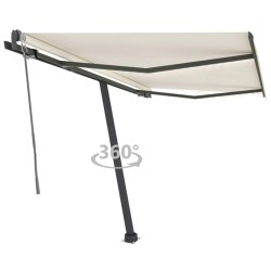 Automatische Markise mit LED & Windsensor 350x250 cm Creme