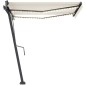 Automatische Markise mit LED & Windsensor 350x250 cm Creme Automatische Markise mit LED & Windsensor 350x250 cm Creme