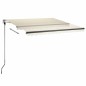 Automatische Markise mit LED & Windsensor 350x250 cm Creme Automatische Markise mit LED & Windsensor 350x250 cm Creme