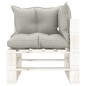 vidaXL 6-tlg. Garten-Lounge-Set Paletten mit Kissen in Taupe Holz vidaXL 6-tlg. Garten-Lounge-Set Paletten mit Kissen in Taupe Holz