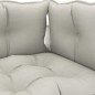 vidaXL 6-tlg. Garten-Lounge-Set Paletten mit Kissen in Taupe Holz vidaXL 6-tlg. Garten-Lounge-Set Paletten mit Kissen in Taupe Holz
