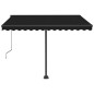 Automatische Markise mit LED & Windsensor 350x250 cm Anthrazit Automatische Markise mit LED & Windsensor 350x250 cm Anthrazit