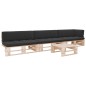 vidaXL 4-tlg. Paletten-Lounge-Set mit Kissen Imprägniertes Kiefernholz vidaXL 4-tlg. Paletten-Lounge-Set mit Kissen Imprägniertes Kiefernholz