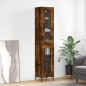 vidaXL Highboard Räuchereiche 34,5x34x180 cm Holzwerkstoff vidaXL Highboard Räuchereiche 34,5x34x180 cm Holzwerkstoff