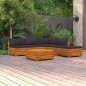 vidaXL 6-tlg. Garten-Lounge-Set mit Kissen Massivholz Akazie vidaXL 6-tlg. Garten-Lounge-Set mit Kissen Massivholz Akazie