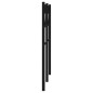vidaXL Kopfteil Metall Schwarz 135 cm