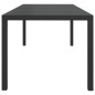 vidaXL 9-tlg. Garten-Essgruppe mit Kissen Poly Rattan Grau vidaXL 9-tlg. Garten-Essgruppe mit Kissen Poly Rattan Grau