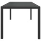 vidaXL 9-tlg. Garten-Essgruppe mit Kissen Poly Rattan Grau vidaXL 9-tlg. Garten-Essgruppe mit Kissen Poly Rattan Grau