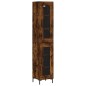 vidaXL Highboard Räuchereiche 34,5x34x180 cm Holzwerkstoff vidaXL Highboard Räuchereiche 34,5x34x180 cm Holzwerkstoff