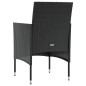 vidaXL 16-tlg. Garten-Lounge-Set mit Auflagen Poly Rattan Schwarz vidaXL 16-tlg. Garten-Lounge-Set mit Auflagen Poly Rattan Schwarz