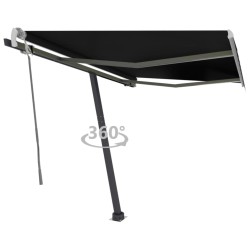 Standmarkise Einziehbar Handbetrieben 350x250 cm Anthrazit