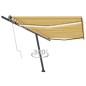 Automatische Markise mit LED & Windsensor 500x300 Gelb/Weiß Automatische Markise mit LED & Windsensor 500x300 Gelb/Weiß