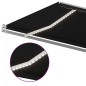 vidaXL Automatische Markise mit LED Windsensor 500x300 cm Anthrazit vidaXL Automatische Markise mit LED Windsensor 500x300 cm Anthrazit