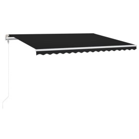 vidaXL Automatische Markise mit LED Windsensor 400x300 cm Anthrazit