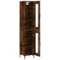 vidaXL Highboard Räuchereiche 34,5x34x180 cm Holzwerkstoff vidaXL Highboard Räuchereiche 34,5x34x180 cm Holzwerkstoff