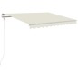 vidaXL Automatische Markise mit LED & Windsensor 300x250 cm Creme vidaXL Automatische Markise mit LED & Windsensor 300x250 cm Creme