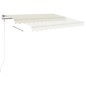 vidaXL Automatische Markise mit LED & Windsensor 300x250 cm Creme vidaXL Automatische Markise mit LED & Windsensor 300x250 cm Creme