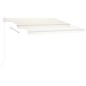 vidaXL Markise Automatisch mit LED & Windsensor 300x250 cm Creme vidaXL Markise Automatisch mit LED & Windsensor 300x250 cm Creme