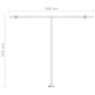vidaXL Markise Automatisch mit LED & Windsensor 300x250 cm Creme vidaXL Markise Automatisch mit LED & Windsensor 300x250 cm Creme