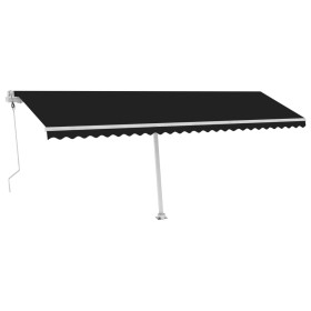 vidaXL Automatische Markise mit LED & Windsensor 600x300 cm Anthrazit
