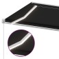 vidaXL Markise Manuell Einziehbar mit LED 400x300 cm Anthrazit vidaXL Markise Manuell Einziehbar mit LED 400x300 cm Anthrazit
