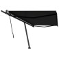 vidaXL Standmarkise Manuell Einziehbar 500x300 cm Anthrazit vidaXL Standmarkise Manuell Einziehbar 500x300 cm Anthrazit