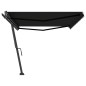 vidaXL Standmarkise Manuell Einziehbar 500x300 cm Anthrazit vidaXL Standmarkise Manuell Einziehbar 500x300 cm Anthrazit