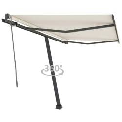 Standmarkise Automatisch 350x250 cm Cremeweiß
