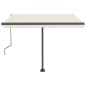 Standmarkise Automatisch 350x250 cm Cremeweiß