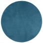 vidaXL Teppich OVIEDO Kurzflor Türkis Ø 240 cm vidaXL Teppich OVIEDO Kurzflor Türkis Ø 240 cm