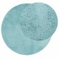 vidaXL Teppich OVIEDO Kurzflor Grün Ø 160 cm vidaXL Teppich OVIEDO Kurzflor Grün Ø 160 cm