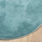 vidaXL Teppich OVIEDO Kurzflor Grün Ø 160 cm vidaXL Teppich OVIEDO Kurzflor Grün Ø 160 cm