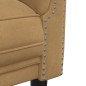 vidaXL Sofa 3-Sitzer Braun Samt vidaXL Sofa 3-Sitzer Braun Samt