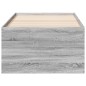 vidaXL Tagesbett mit Schubladen Grau Sonoma 100x200 cm Holzwerkstoff vidaXL Tagesbett mit Schubladen Grau Sonoma 100x200 cm Holzwerkstoff