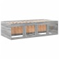 vidaXL Tagesbett mit Schubladen Grau Sonoma 100x200 cm Holzwerkstoff vidaXL Tagesbett mit Schubladen Grau Sonoma 100x200 cm Holzwerkstoff