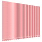 vidaXL Markisenbespannung Rot und Weiß Gestreift 5x3,5 m vidaXL Markisenbespannung Rot und Weiß Gestreift 5x3,5 m