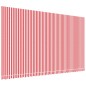 vidaXL Markisenbespannung Rot und Weiß Gestreift 6x3,5 m vidaXL Markisenbespannung Rot und Weiß Gestreift 6x3,5 m