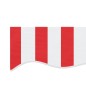vidaXL Markisenbespannung Rot und Weiß Gestreift 6x3,5 m vidaXL Markisenbespannung Rot und Weiß Gestreift 6x3,5 m