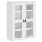 vidaXL Highboard VIKEN Weiß 80x40x190 cm Massivholz Kiefer vidaXL Highboard VIKEN Weiß 80x40x190 cm Massivholz Kiefer