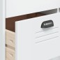 vidaXL Highboard VIKEN Weiß 80x40x190 cm Massivholz Kiefer vidaXL Highboard VIKEN Weiß 80x40x190 cm Massivholz Kiefer