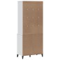 vidaXL Highboard VIKEN Weiß 80x40x190 cm Massivholz Kiefer vidaXL Highboard VIKEN Weiß 80x40x190 cm Massivholz Kiefer